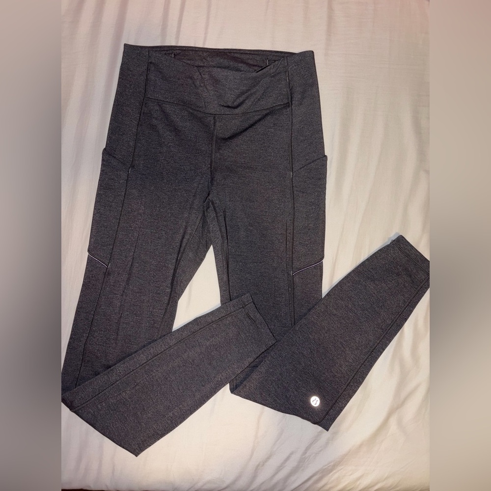 Gray Lululemon Speed Up Tight